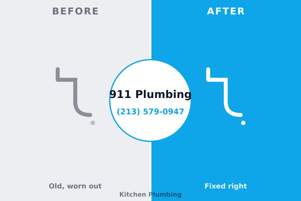 Before and after: plumbing repair Bay Shore, NY